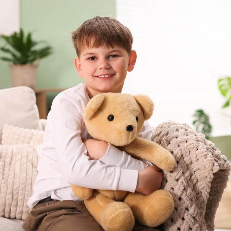 Kid With Teddy